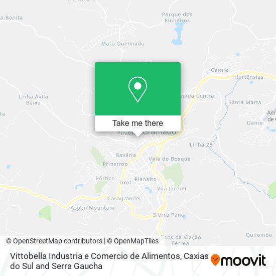 Mapa Vittobella Industria e Comercio de Alimentos