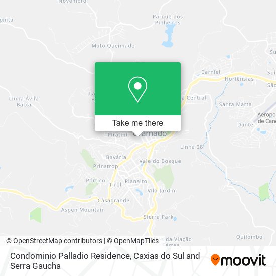 Condominio Palladio Residence map