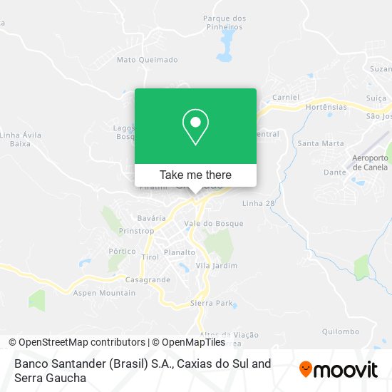 Banco Santander (Brasil) S.A. map