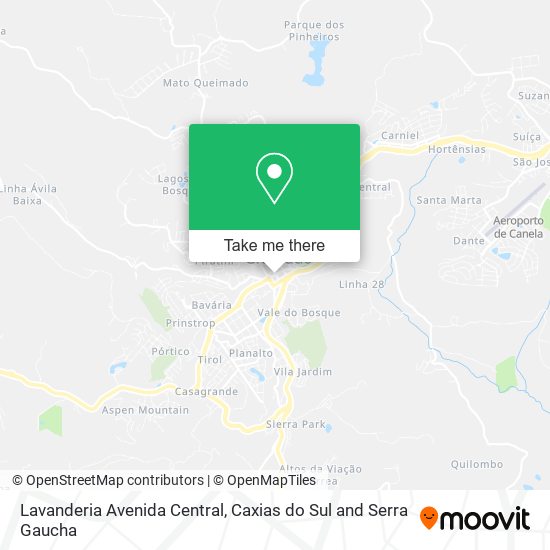 Lavanderia Avenida Central map