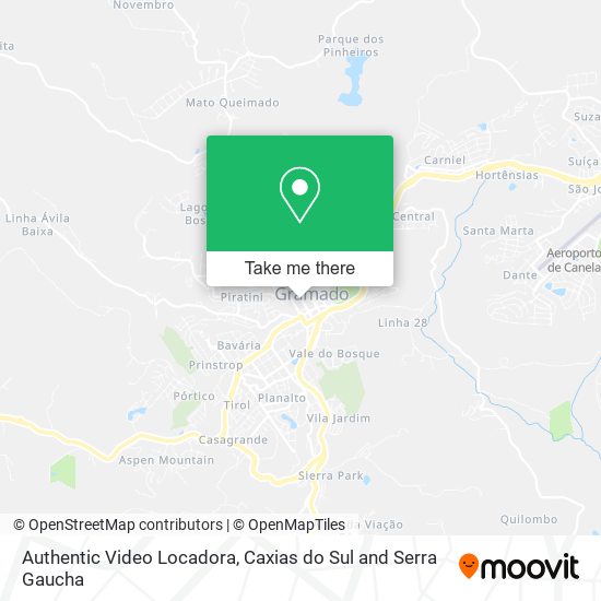 Authentic Video Locadora map