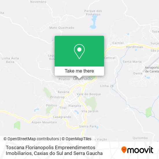 Toscana Florianopolis Empreendimentos Imobiliarios map