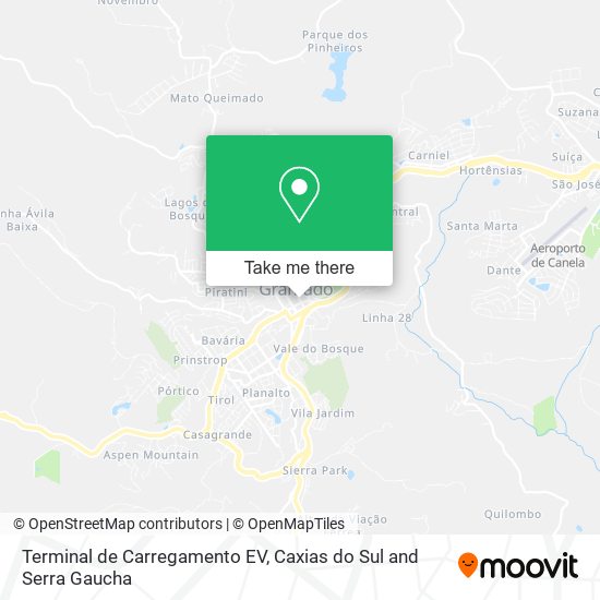 Terminal de Carregamento EV map