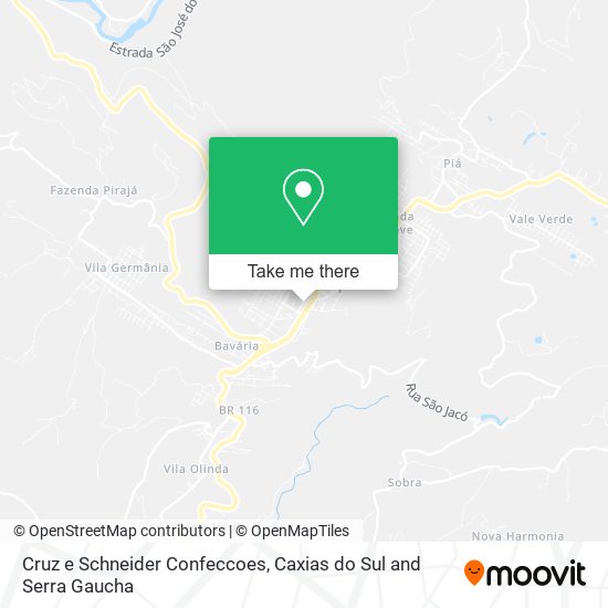 Cruz e Schneider Confeccoes map
