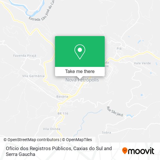 Ofício dos Registros Públicos map