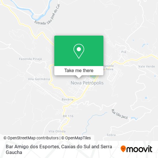 Bar Amigo dos Esportes map
