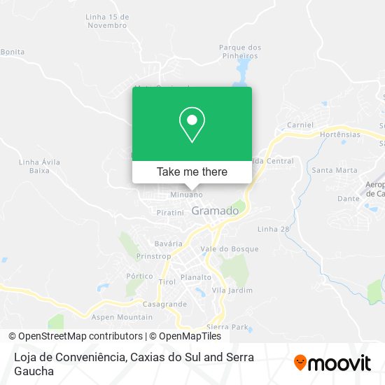 Loja de Conveniência map