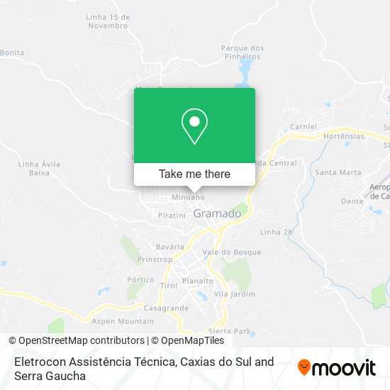 Eletrocon Assistência Técnica map