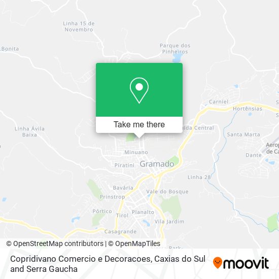 Copridivano Comercio e Decoracoes map