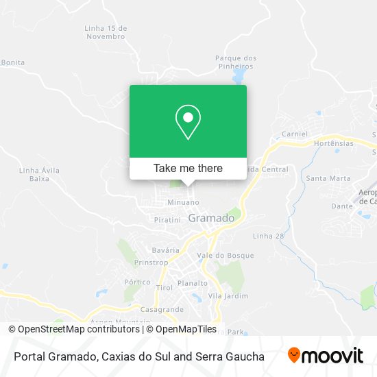 Portal Gramado map