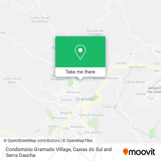 Condominio Gramado Village map