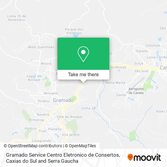 Gramado Service Centro Eletronico de Consertos map