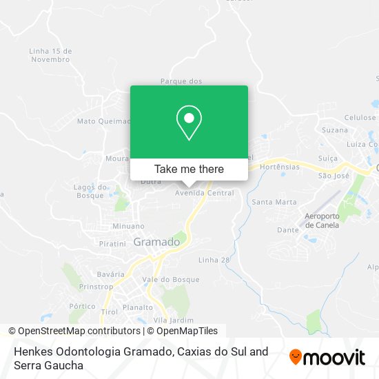 Henkes Odontologia Gramado map