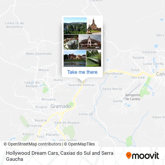 Hollywood Dream Cars map