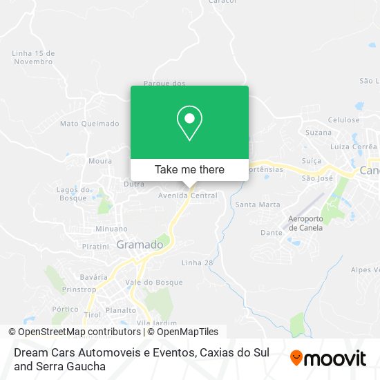 Mapa Dream Cars Automoveis e Eventos