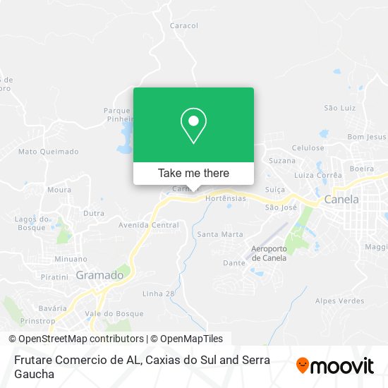 Frutare Comercio de AL map