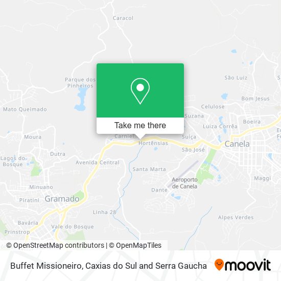 Buffet Missioneiro map