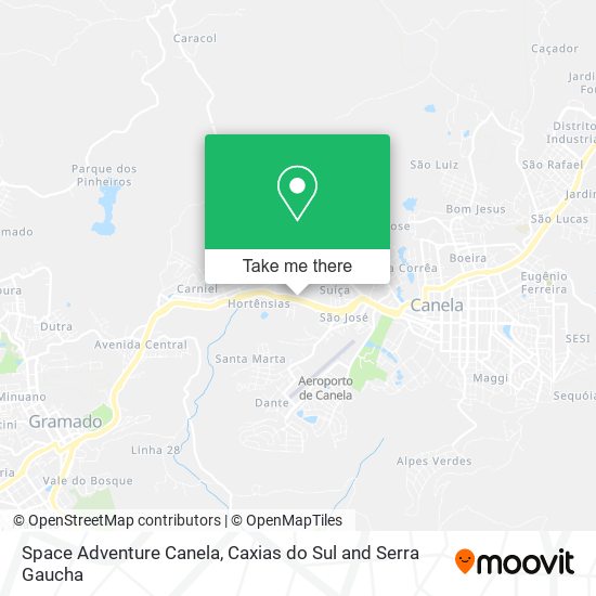 Space Adventure Canela map