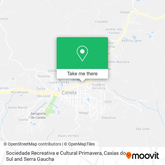 Sociedade Recreativa e Cultural Primavera map