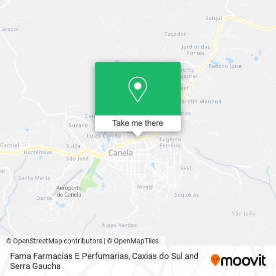 Fama Farmacias E Perfumarias map