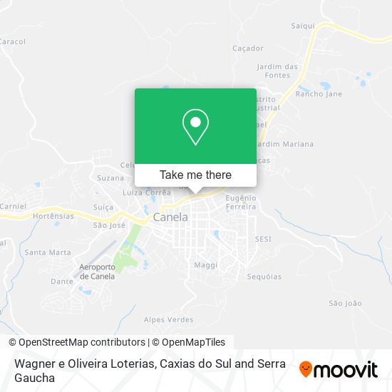 Wagner e Oliveira Loterias map