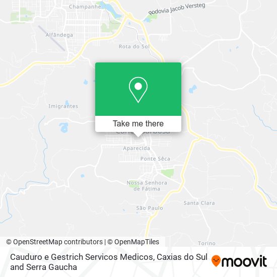 Cauduro e Gestrich Servicos Medicos map