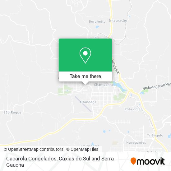 Cacarola Congelados map