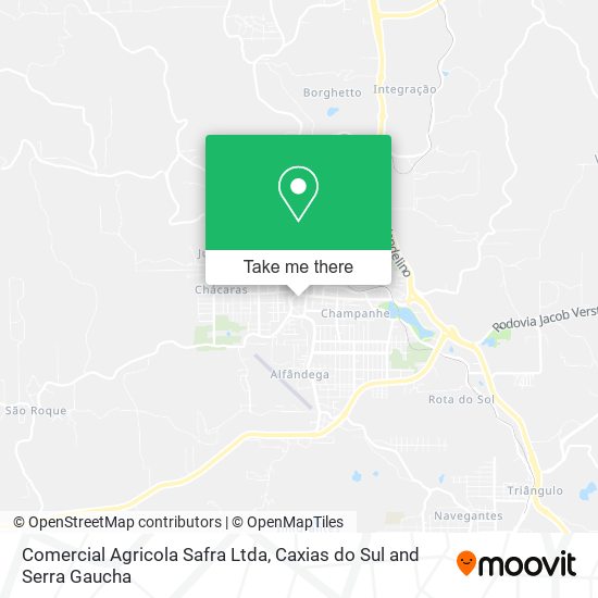 Comercial Agricola Safra Ltda map