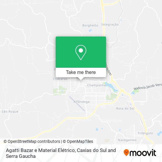 Agatti Bazar e Material Elétrico map