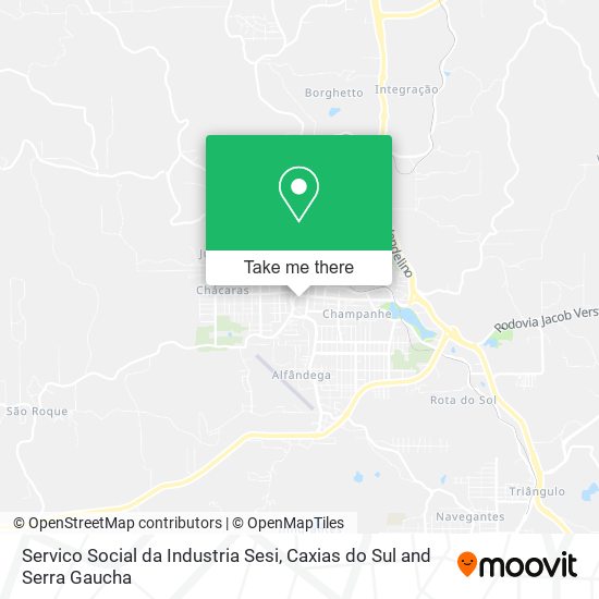 Servico Social da Industria Sesi map