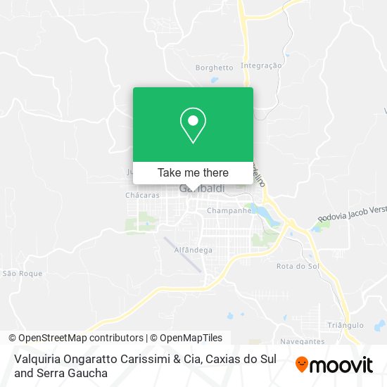 Valquiria Ongaratto Carissimi & Cia map