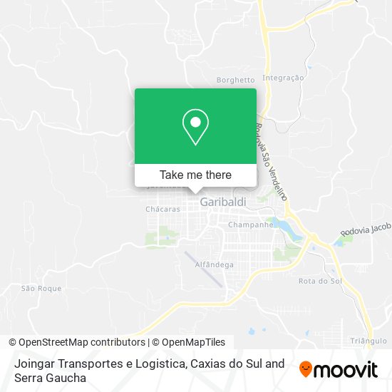 Joingar Transportes e Logistica map