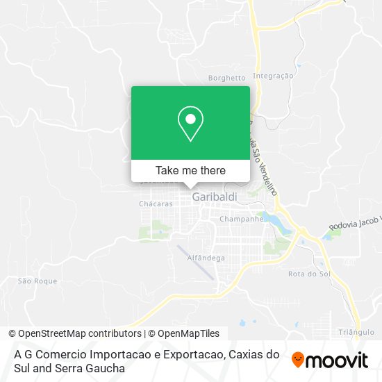 Mapa A G Comercio Importacao e Exportacao