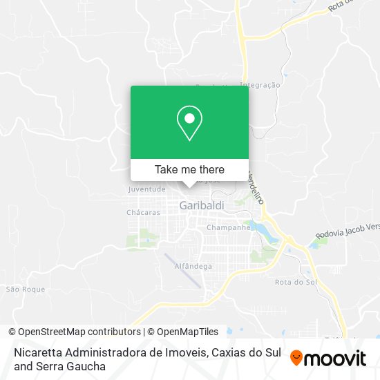 Nicaretta Administradora de Imoveis map