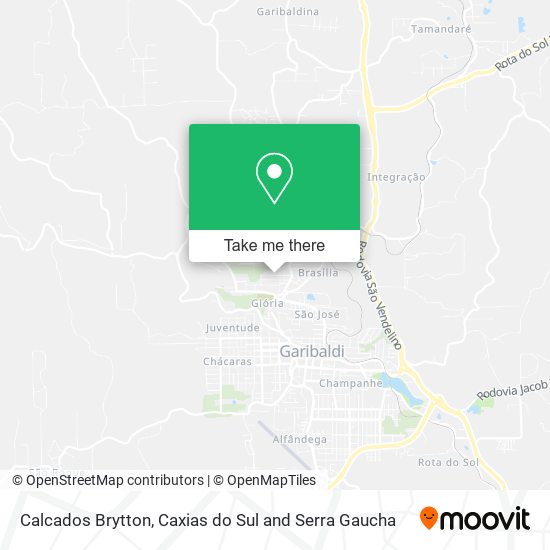 Calcados Brytton map