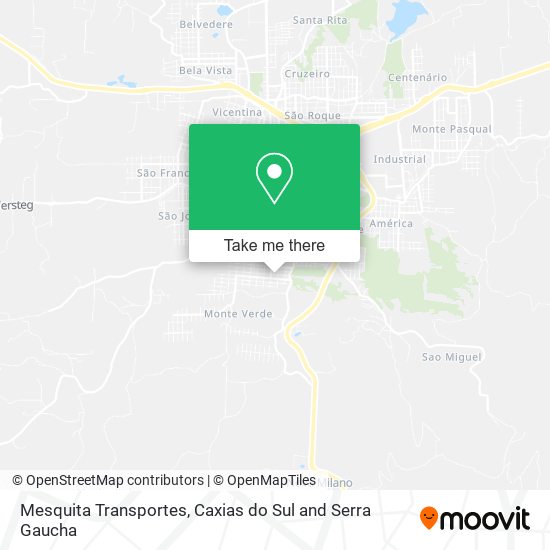 Mesquita Transportes map