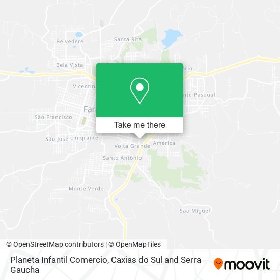 Planeta Infantil Comercio map