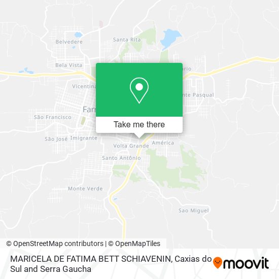 MARICELA DE FATIMA BETT SCHIAVENIN map