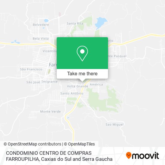 CONDOMINIO CENTRO DE COMPRAS FARROUPILHA map