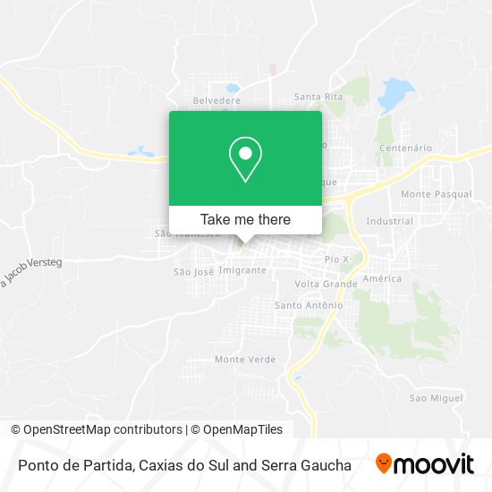 Ponto de Partida map