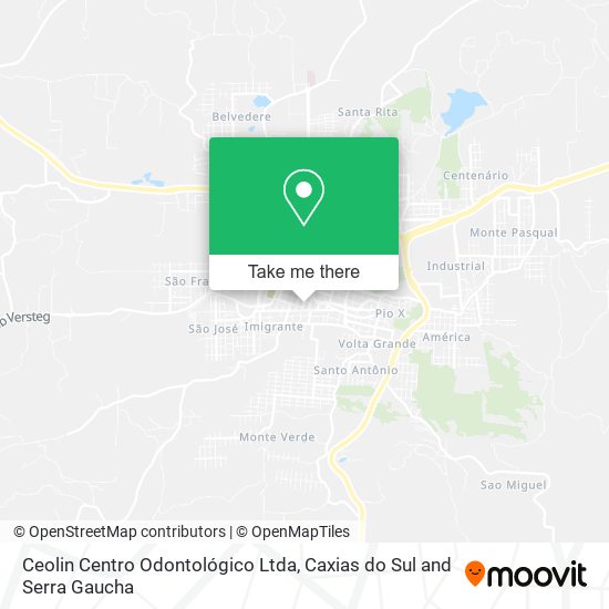 Ceolin Centro Odontológico Ltda map