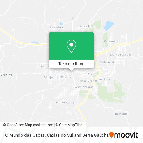 O Mundo das Capas map