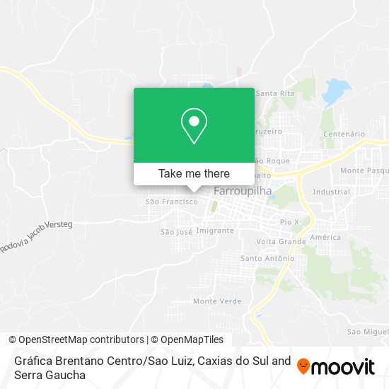 Gráfica Brentano Centro / Sao Luiz map