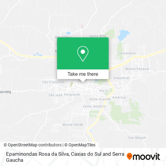 Epaminondas Rosa da Silva map