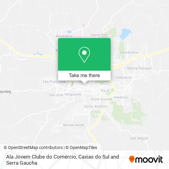 Ala Jovem Clube do Comércio map