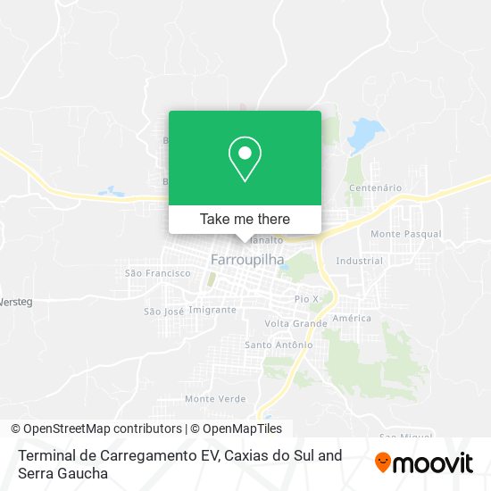 Terminal de Carregamento EV map