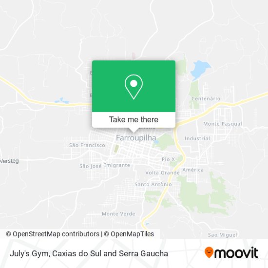 July's Gym map