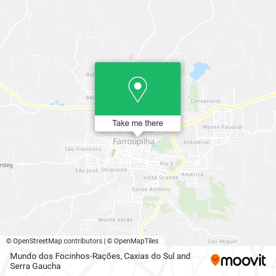 Mundo dos Focinhos-Rações map