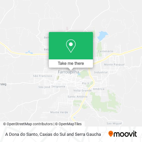 A Dona do Santo map