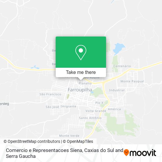 Comercio e Representacoes Siena map